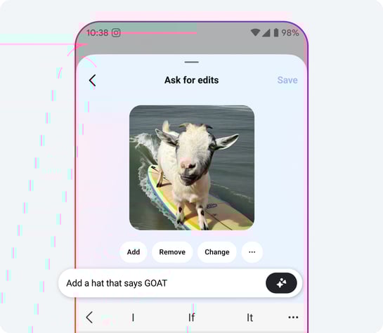 example of effortless photo editing to real-time