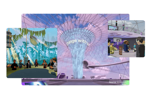 accenture metaverse office mixed reality world