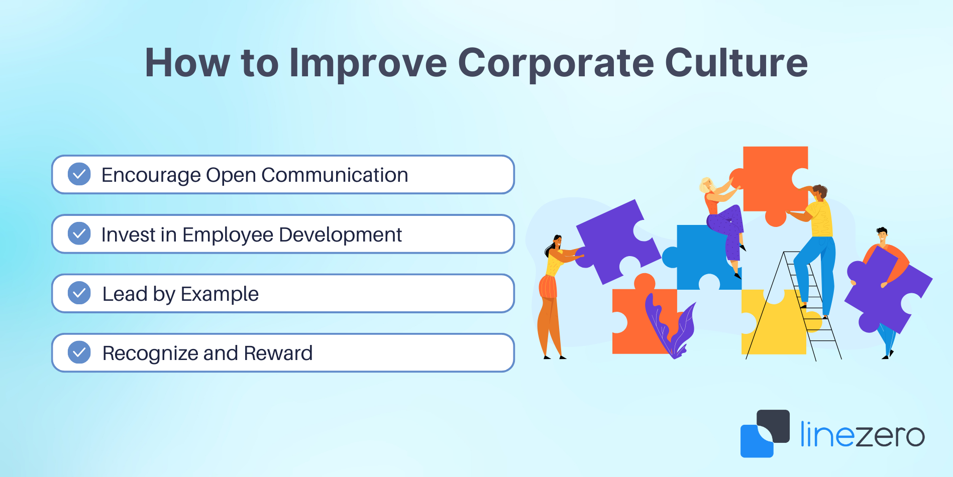 infographic - how to improve corporate culture 