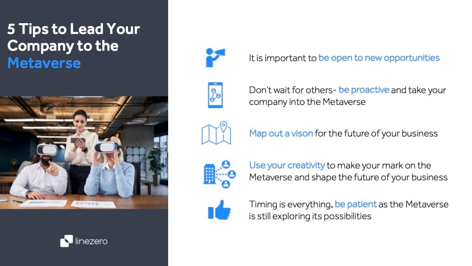 lead your company into the metaverse