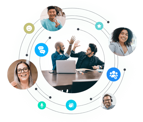 employee experience graphic with people 
