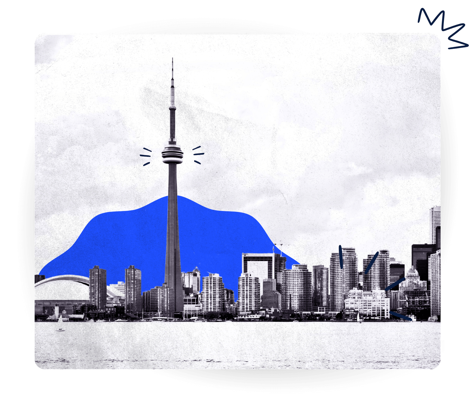 Toronto Skyline Graphic