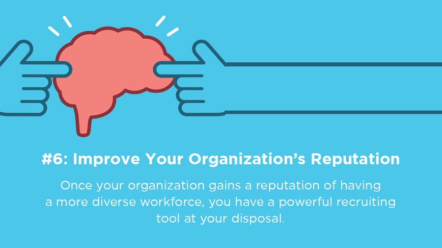 improve your organization's reputation