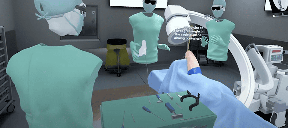 Johnson and Johnson VR Medical Use Case