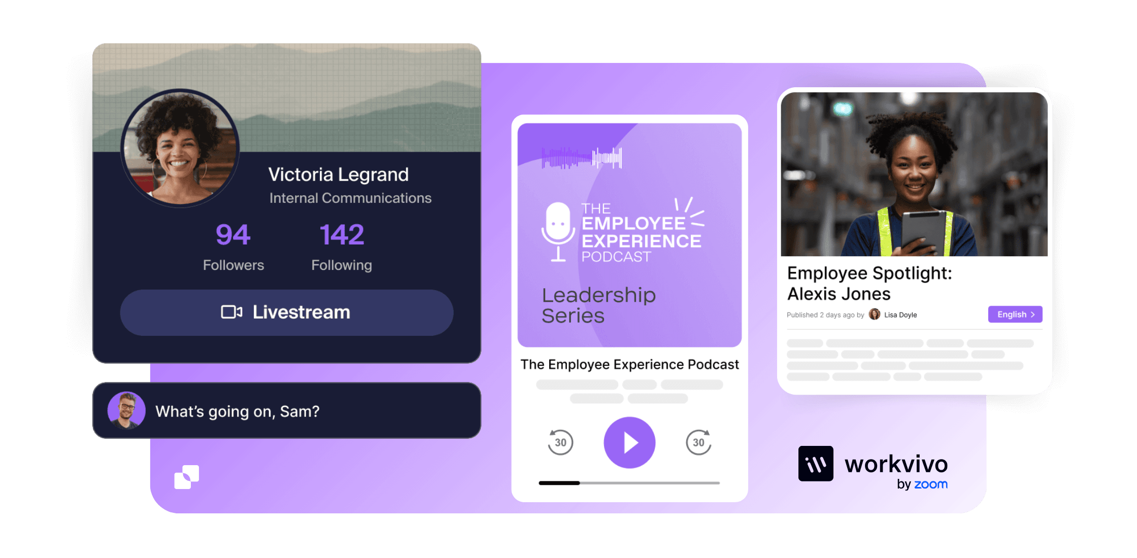 Workvivo EXP Features