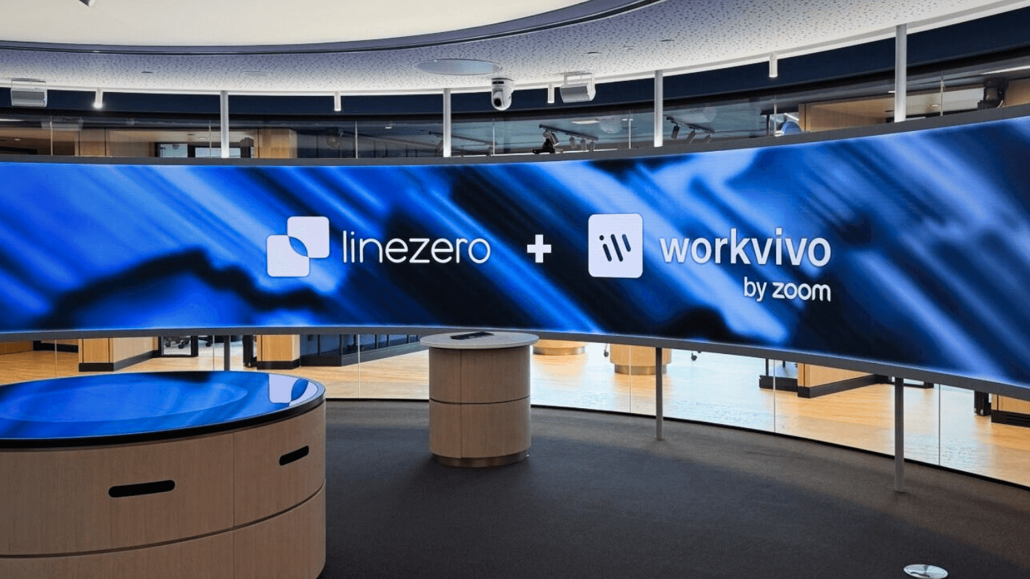 LineZero and Workvivo at the Zoom London Office