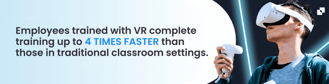 VR Training Statistic graphic
