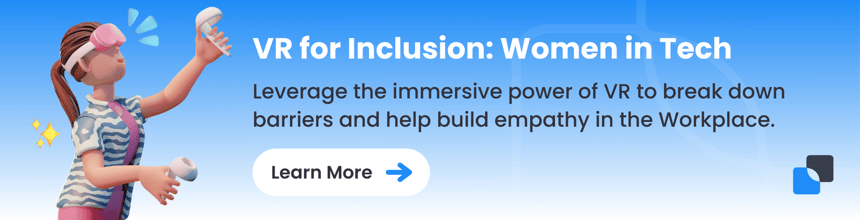VR for Inclusion Women in Tech banner