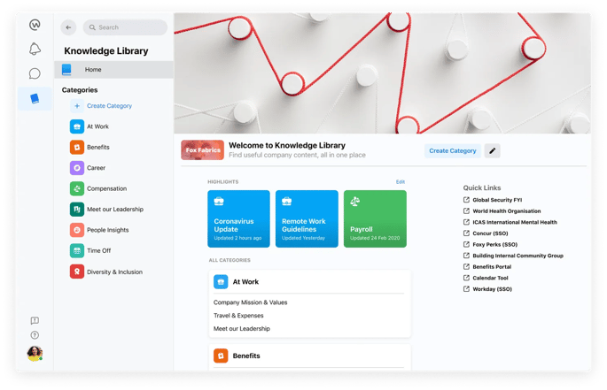 Workplace (Knowledge Library screenshot)