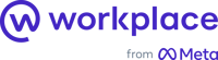 Workplace from Meta logo purple