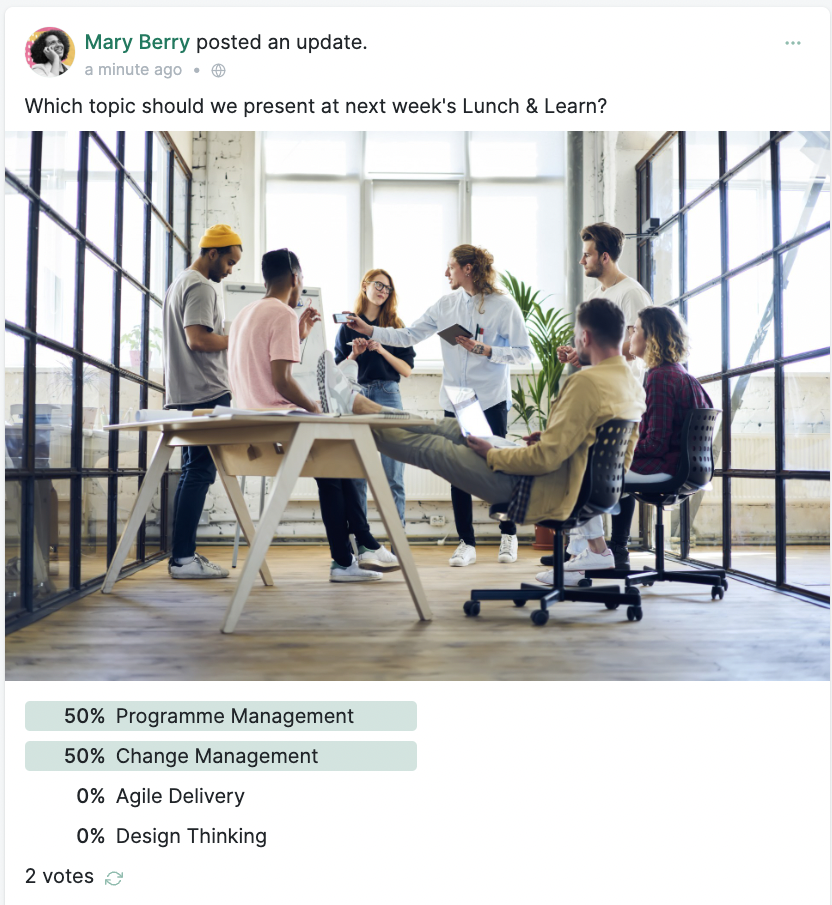 Workvivo poll-1