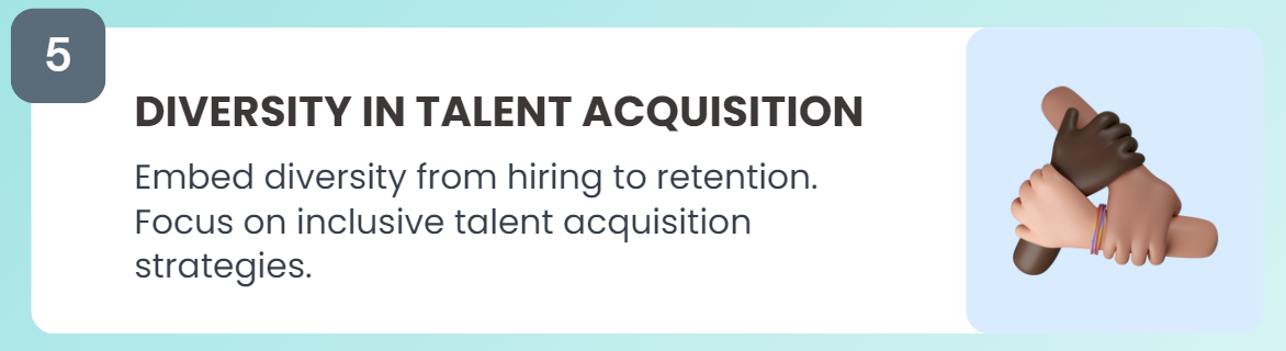 banner explaining diversity in talent acquisition