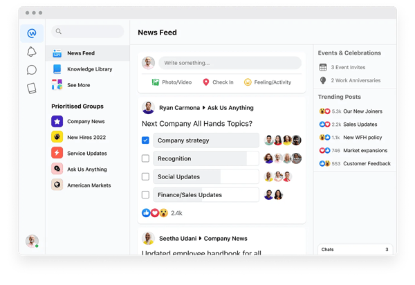 feed workplace from meta