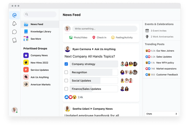 feed workplace from meta