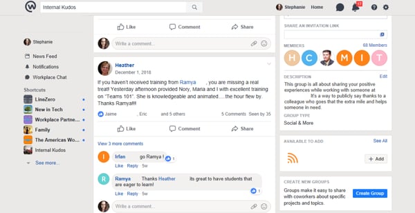 workplace from facebook groups for HR