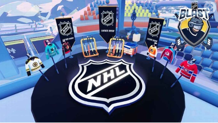 NHL using the metaverse meetings customize 