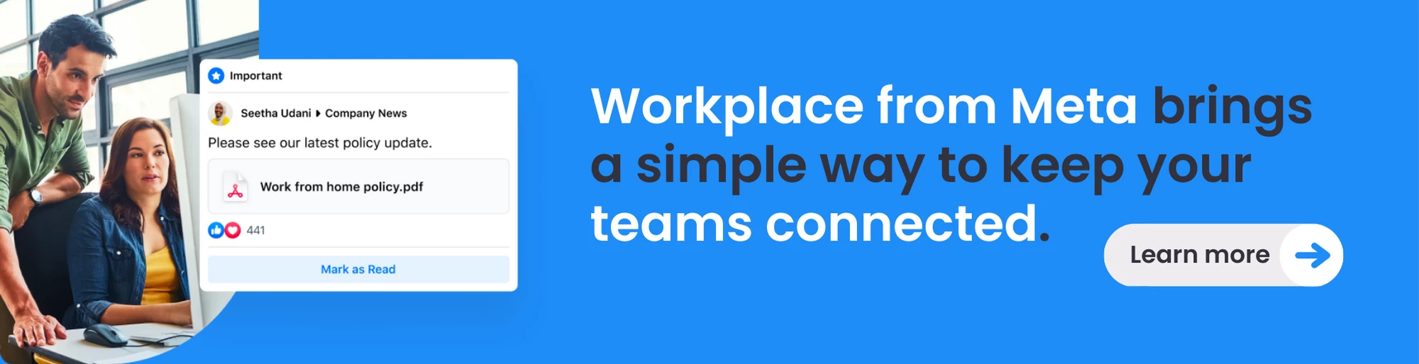 Connecting Teams with Workplace Banner