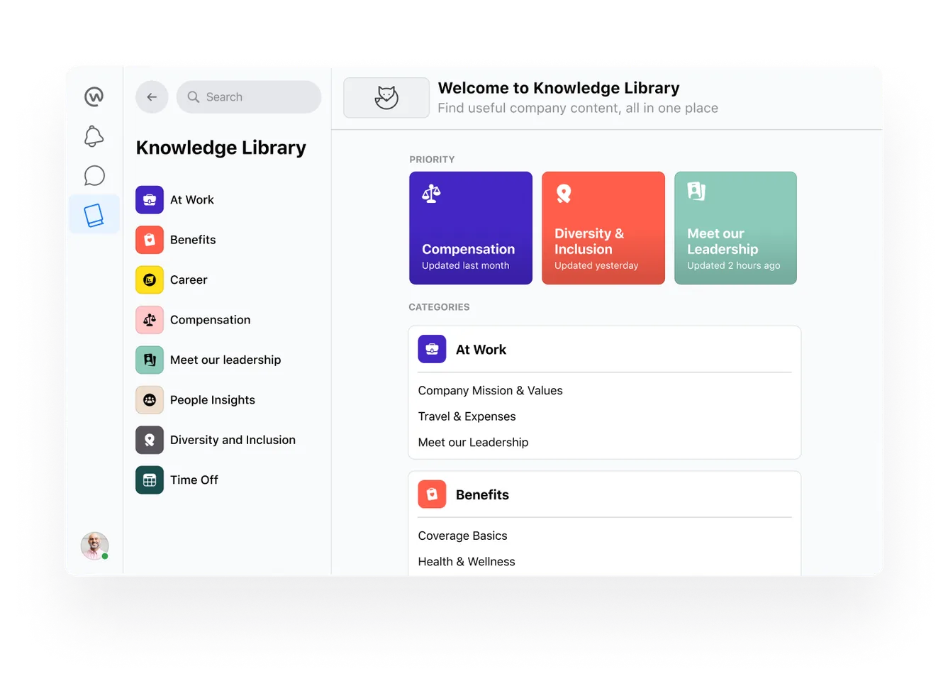 Knowledge Library workplace from meta